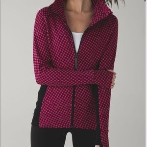 Lululemon cotton fleece jacket with two inside and two outside pockets Worn once